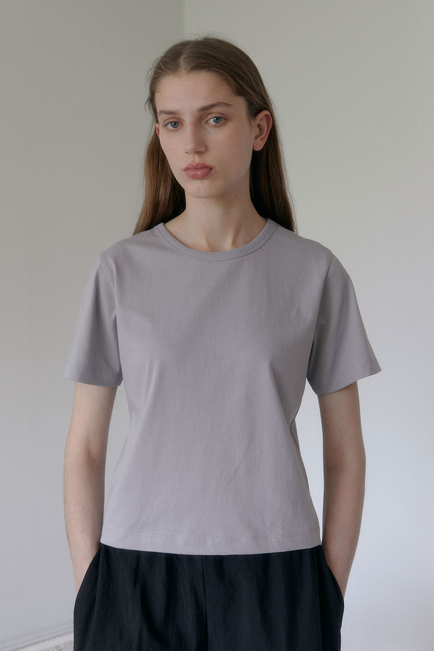 [5/27 예약배송] Regular Cotton T-Shirts (Gray)