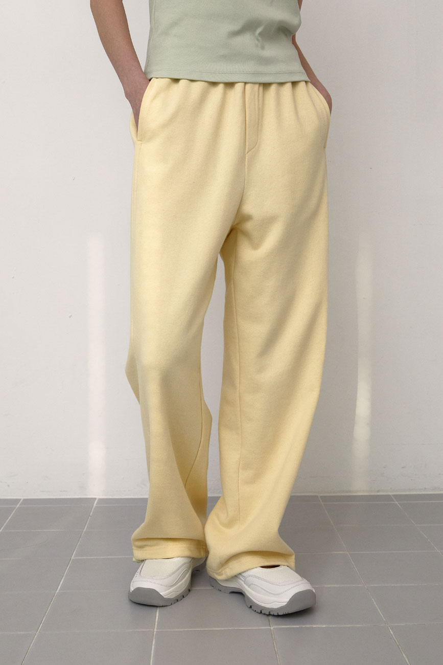 Cotton String Sweat Pants (Butter Yellow)