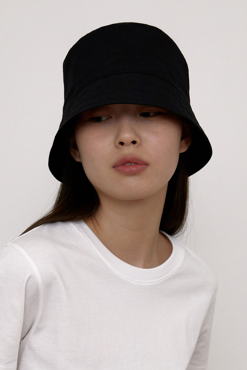 Cotton Bucket Hat (Black)
