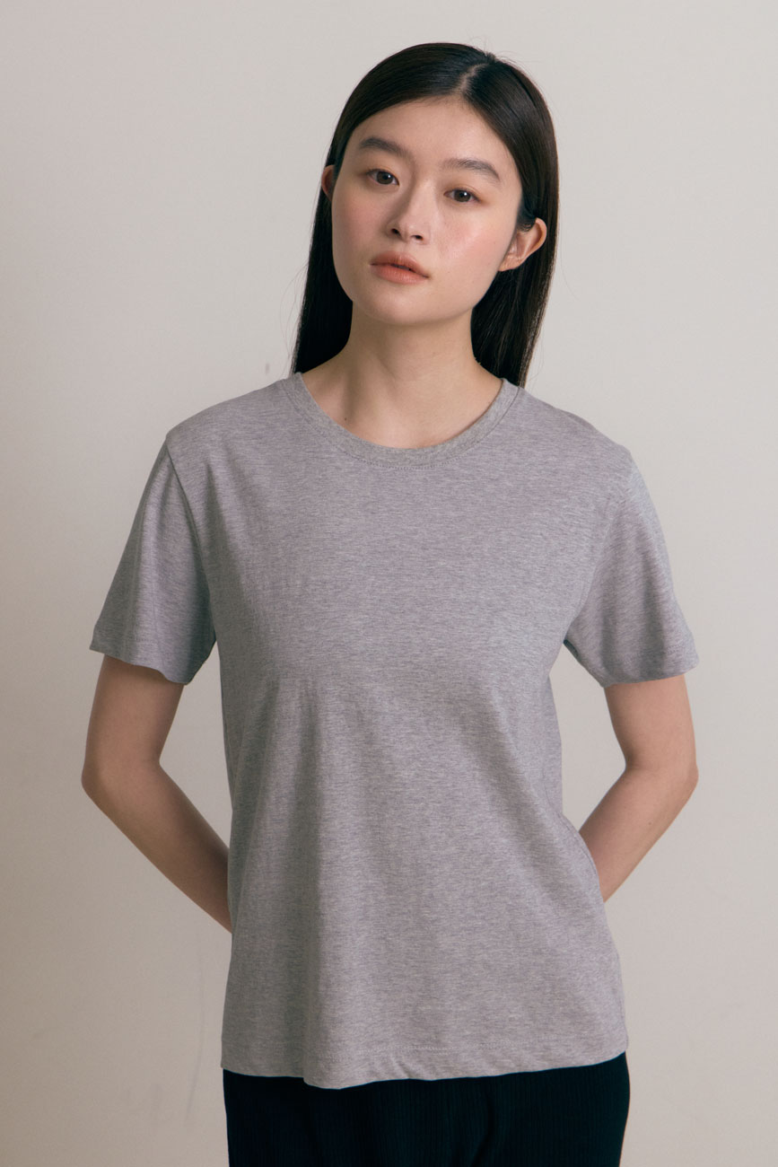 Regular T-shirts (Melange Grey)