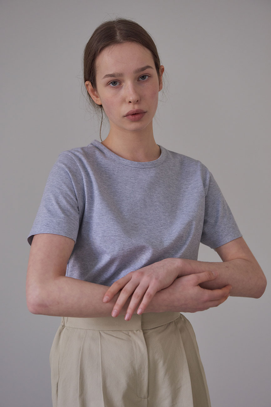 Silket Essential T-Shirts (Melange Gray)