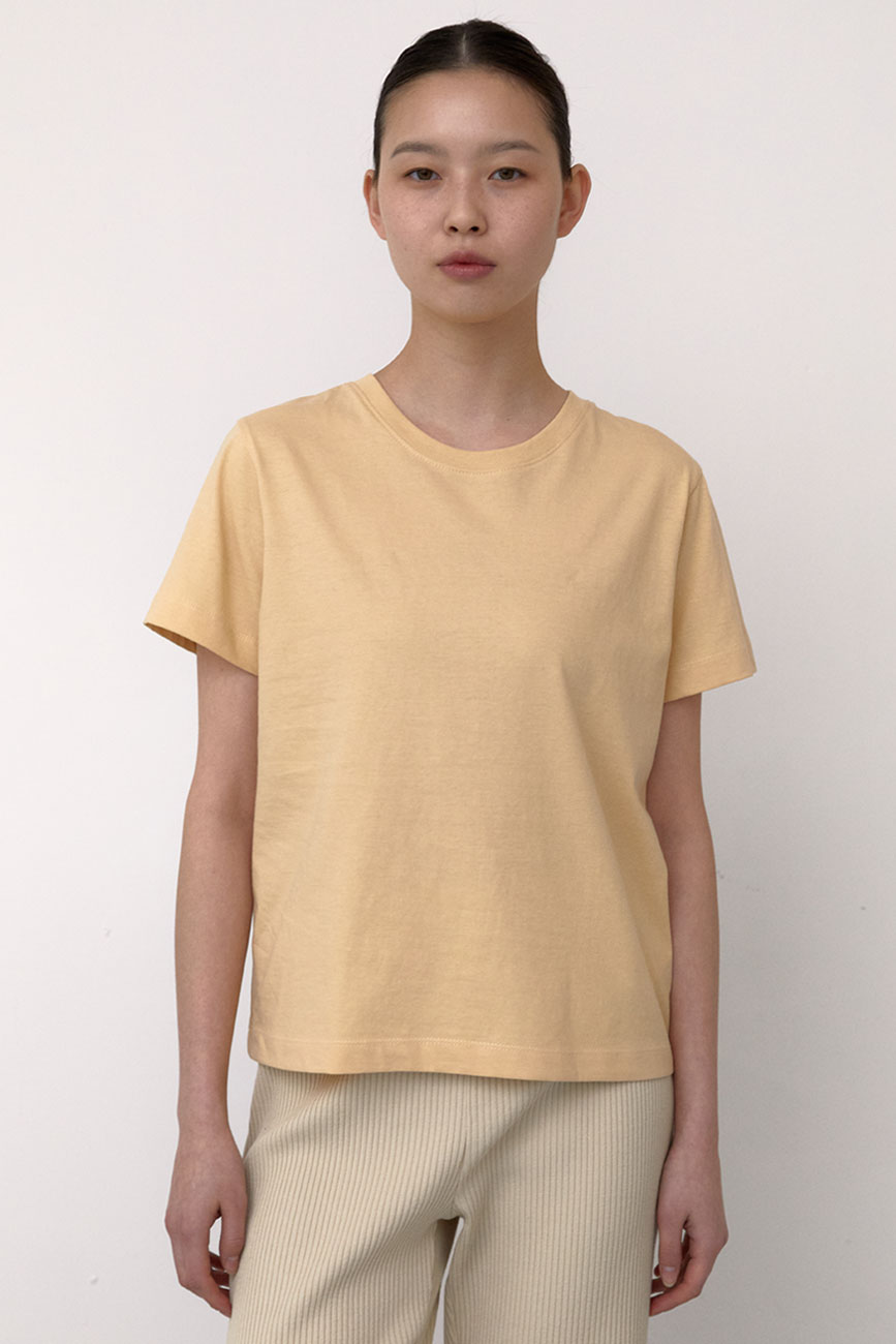 Regular cotton T-Shirts (Apricot)