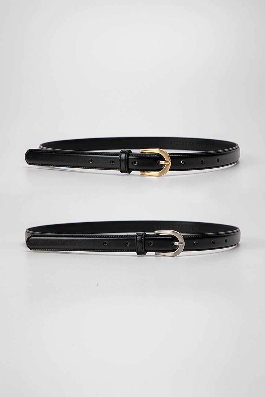 [(Silver) 2차 2/15 예약배송] Classic Eco Leather Belt 20mm