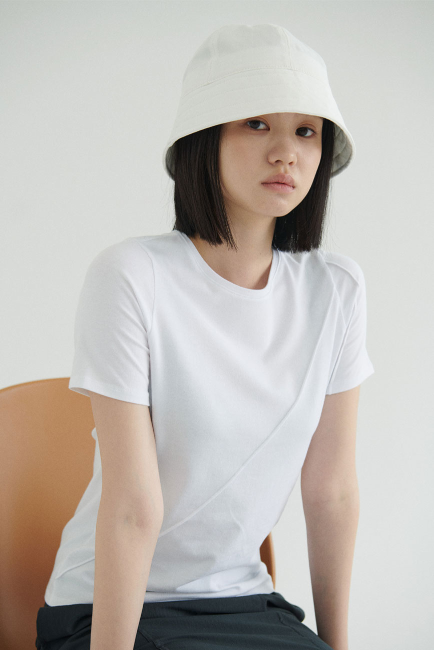 Line Span T-Shirts (White)